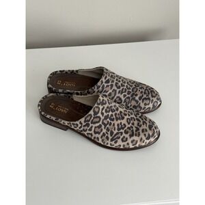 NAOT Lodos Soft Cheetah Clogs Mules 39 EU 8 US Comfort Walking Slip On Animal